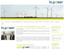 Tablet Screenshot of inpower.de